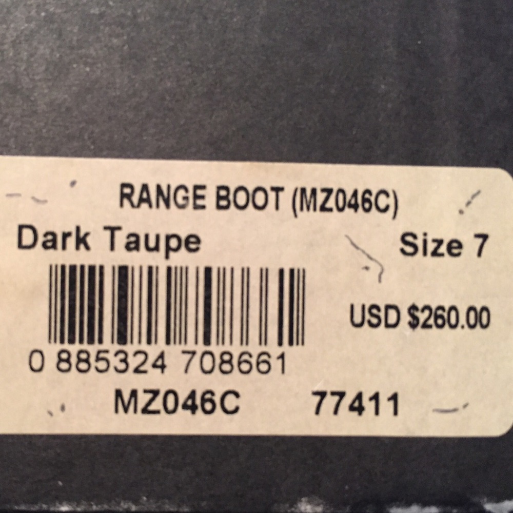 SOLD - ALL SAINTS Taupe Suede Range Boots Men - Picture 8 of 8